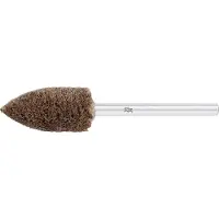 PFERD TOOLS POLINOX verpresster Vlies-Schleifstift Spitzkegelform PNER Ø 10x20 mm Schaft-Ø 3mm Hart A Grob für Finish