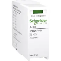 Schneider Electric A9L2F602 Ersatzschutzmodul für Überspannungsableiter iPRD F40r 3P+N, Typ 2+3, N-PE Modul, integr. Sicherung