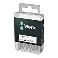 Wera 867/1 DIY SiS, 10 Stück(e), Torx Plus, TX20, Edelstahl, CE, GS, DVE, 25 mm