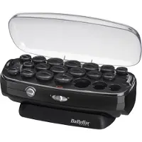 BaByliss Thermo Ceramic Rollers Haarstyling-Set, schwarz, Edelstahl