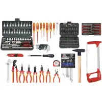 Ks Tools Premium Max Elektriker-Werkzeugkoffer, 195-tlg