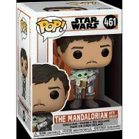 Funko POP! Star Wars Mandalorianer Mando Figur Die Das Kind Hält