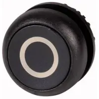 Eaton 216633 Drucktaste, RMQ-Titan, flach, rastend, schwarz, beschriftet, Frontring Schwarz M22S-DR-S-X0 - 5 Stück