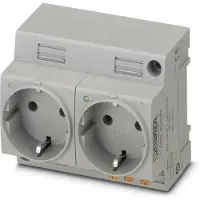 Phoenix Contact Doppelte Steckdose Mit LED-Anzeige (Europäische Steckdose) - 0804049