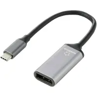 Renkforce USB-C / DisplayPort Adapterkabel USB-C Stecker, DisplayPort Buchse 0.15 m Schwarz RF-5397866 doppelt geschi