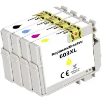 Renkforce Druckerpatrone ersetzt Epson 603, T03U5, T03U1, T03U2, T03U3, T03U4 Kompatibel Kombi-Pack Schwarz, Cyan, Mage