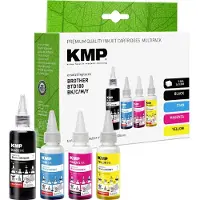 KMP 1555,0005, Kompatibel, Cyan, Magenta, Gelb, Schwarz, Brother, BTD180BK, BTD180C, BTD180M, BTD180Y, 7500 Seiten, 15000 Seiten