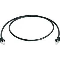 Telegärtner Patchkabel S/FTP, Cat.6A, LSOH, schwarz, 20 m