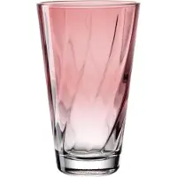 Leonardo Gläser-Set "Trinkglas, TWIST, 300 ml, farbig sortiert, 4er-Set", bunt (rot, gelb, blau, grün), H:13cm Ø:8cm, Glas, Trinkgefäße, Gläser-Set, Longdrinkbecher, spülmaschinengeeignet