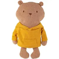 Sigikid Mister O Lui Mister O Lui, gelber Hoodie, Kuscheltier, Plüschtier, Stofftier, Baumwolle / Polyester, 52903