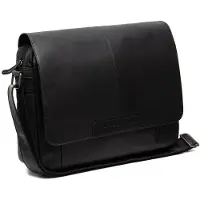 The Chesterfield Brand Umhängetasche Schultertasche mit Laptopfach Richard Shoulderbag Black schwarz