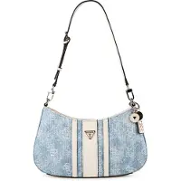 GUESS für Damen. HWDL9672180 Schultertasche Noelle blau (OSFA), Lässig, Baumwolle