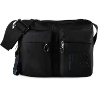 Mandarina Duck Damentasche Schwarz: Verstellbarer Gurt, Praktische Taschen, Stilvoll