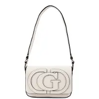 GUESS für Damen. HWNG9740190 Schultertasche mit Klappe Ruby gebrochenes Weiß (OSFA), Lässig, Polyurethan