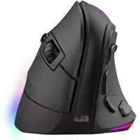 Mars Gaming MMSK, rechts, Optisch, RF Wireless + Bluetooth, 8400 DPI, Schwarz