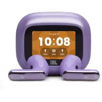 JBL LIVE FLEX 4 – True Wireless Noise-Cancelling-Ohrhörer, kabelloses Laden, Smart Case, lila