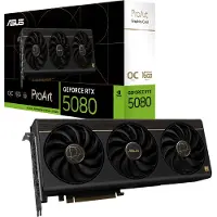 Asus ProArt -RTX5080-O16G, GeForce RTX 5080, 16 GB, GDDR7, 256 Bit, 7680 x 4320 Pixel, PCI Express 5.0