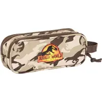Jurassic World Zweifaches Mehrzweck-Etui Dominion Braun (21 x 8 x 6 cm)