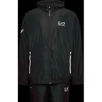EA7 für Herren. 8NPV08_PN4HZ Trainingsanzug Tennis Pro Ventus7 schwarz (XXL), Lässig, Sportlich, Multisport, Polyester, Langarm