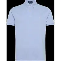 Ralph Lauren für Herren. 710680784531 Das ikonische hellblaue Piqué-Poloshirt (L), Lässig, Baumwolle, Kurzarm