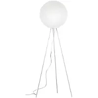 ROSSINI ILLUMINAZIONE Emily Rossini Group Stehleuchte – Stativ in Mattweiß, weißem Satinglas, E27-IP20-Anschluss, industrielles und anspruchsvolles Design