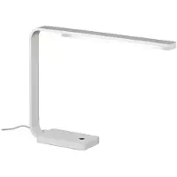ROSSINI ILLUMINAZIONE Klaus LED-Tischleuchte 8W 3000K IP40 mit Touch-Schalter in weißem Aluminium - Minimalistisches Design - Rossini Group