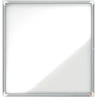 Nobo Premium Plus 12xa4 Blatt Außendisplay-vitrine Magnetisch Weißer Hintergrund