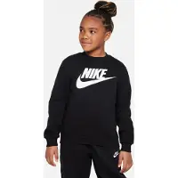 Nike Kinder Pullover Big Kids Club Fleece Sweatshirt FD2992-010 147-158 - Black/White - 147-158