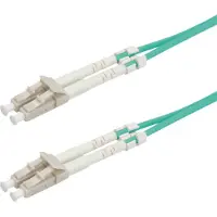 Secomp LWL-Kabel 50/125µm OM3, LC/LC, türkis, 2 m