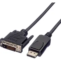 Value DisplayPort Kabel DP ST - DVI (24+1) ST, LSOH, schwarz, 5 m