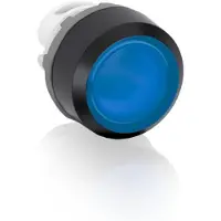 ABB MP2-11L Leuchtdrucktaster, blau, flach-verrastend, Frontring, Kunststoff schwarz 1SFA611101R1104 MP211L