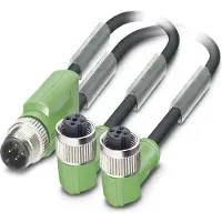 Phoenix Contact 1668991 Sensor-/Aktor-Kabel SAC-3P-M12Y/2X0,3-PUR/M12FR B SAC3PM12Y2X03PURM12FRB