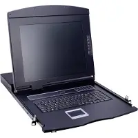 Value 19"-KVM-Konsole, 43 cm (17") TFT (16:9), VGA, USB, Tastaturlayout F