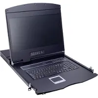 Value KVM-Konsole mit KVM-Switch - 8 Anschlüsse - USB - UK Englisch - 43.2 cm (17")