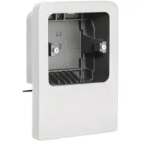 Hager SL200559119016 Geräteträger universal für UP-Geräte mit Rahmen zu SL 20x55mm verkehrsweiß