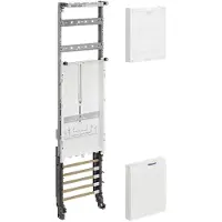 Hager ZH33XL Reservefeld, univ.Z, 3-P., RES/SG, 1050x250mm, m. SaS und PE/N-Klemmen, 1-feldig