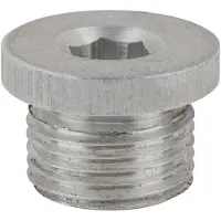 Ks Tools Ölablassschraube Innen6kant 8mm, M18x1,5x11mm, 10er-Pack - 430.1227