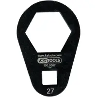Ks Tools 3/8" Einsteck-Ringschlüssel, extra flach - 150.9587