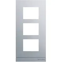 Busch-Jaeger 41393CF-A-03 Frontplatte Audio, 1/3, aluminium 2TMA200160A0033 41393CFA03