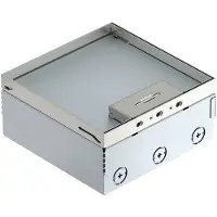 OBO 7427248 Bodentank komplett mit Modulträger Edelstahl, rostfrei A2 1.4301 UDHOME4 2V UT U