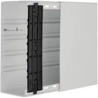 Hager FB9923007035 Leitungsführungskanal mit Trennwandeinbauoption PVC FB 100x230mm lichtgrau - 2 Meter