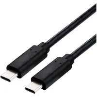 Value USB4 Gen3x2 Kabel, C–C, ST/ST, 8K UHD-2, 40Gbit/s, 100W, schwarz, 1 m