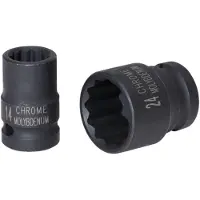 Ks Tools 1/2" 12-kant-Kraft-Stecknuss kurz 28 mm - 515.0928