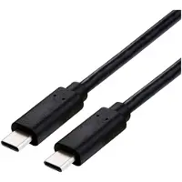 Value USB4 Gen2x2 Kabel, C–C, ST/ST, 4K UHD-1, 20Gbit/s, 100W, schwarz, 2 m