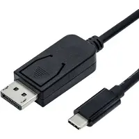 Roline USB Typ C - DisplayPort Adapterkabel, v1.2, ST/ST, 1 m