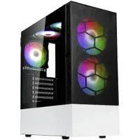 Kolink OBSERVATORY MX, Midi Tower, PC, Schwarz, Weiß, ATX, micro ATX, Mini-ITX, Stahl, Gehärtetes Glas, Gaming