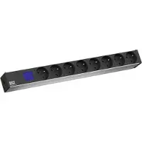 Bachmann EFB 691790FR.1 PDU 19” 1HE BN500 8 x UTE mit Leistungsmessung (Display) 691790FR1