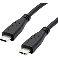 Secomp ROLINE GREEN USB 3.2 Gen 2 Kabel, USB C-C, ST/ST, 4K UHD-1, 10Gbit/s, Emark, 100W, schwarz, 1 m