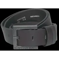 G-Star Ledergürtel "New Duko Belt", Herren, Gr. 110, schwarz (dk schwarz), Büffelleder, Gürtel Ledergürtel