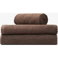 Bongusta - Naram Bath Towels - Badehandtuch Gr 70 x 140 cm coffee